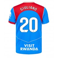 Atletico Madrid Giuliano Simeone #20 Tretí futbalový dres 2025-26 Krátky Rukáv